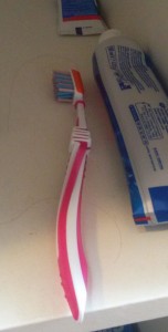 Someone has a good taste in toothbrushes