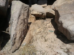 Der Mensch auf der einen Seite