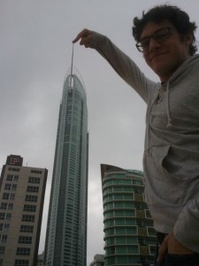 Thomas doing touristy stuff, Wolfi's mad photographing skills