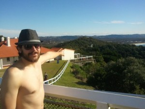 Ein Handymast, Wolfis Lieblingsobjekt in Australien