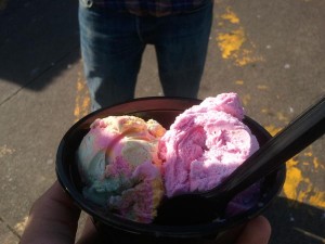 Bubblegum icecream